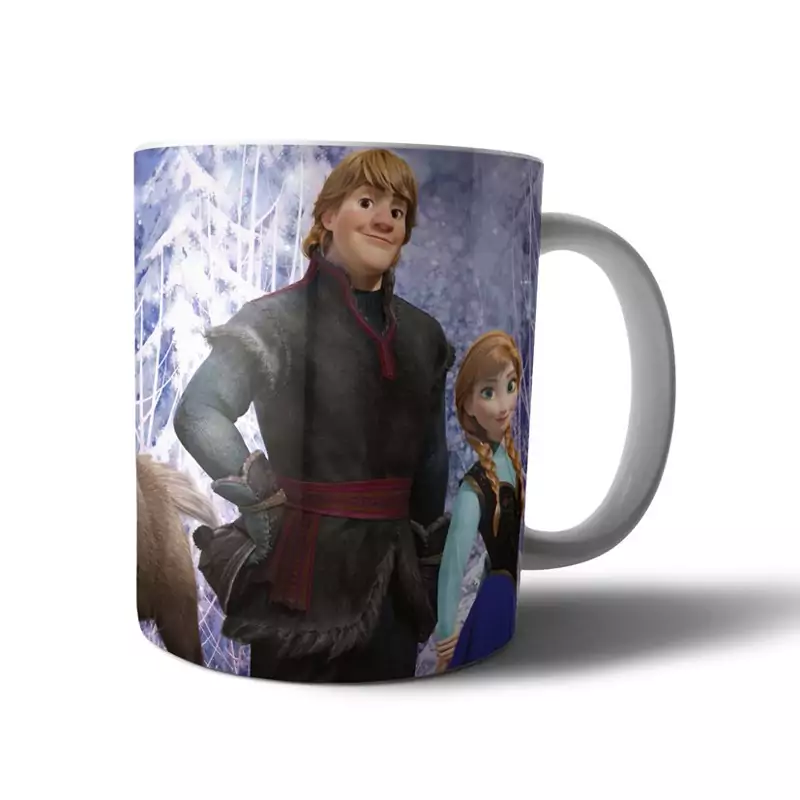 ماگ سرامیکی ساده کارتونی طرح السا انیمیشن فروزن frozen