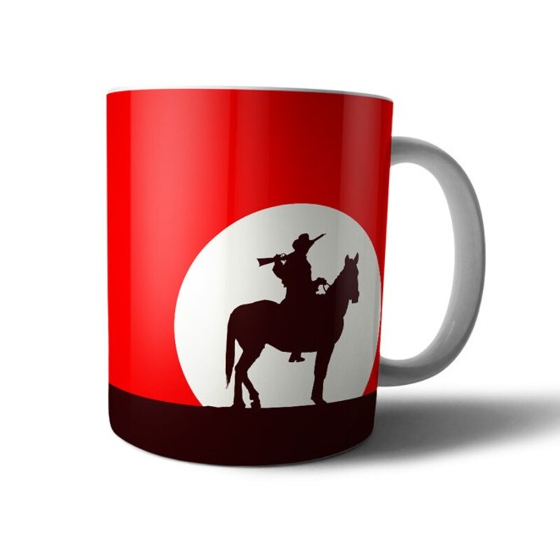 ماگ سرامیکی طرح گیمینگ رد دد red dead redemption 2