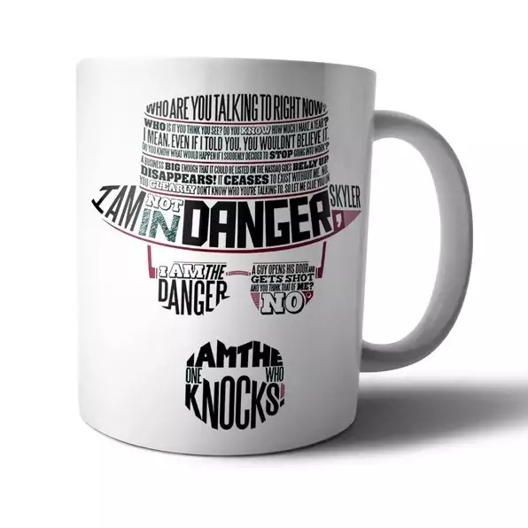 ماگ سرامیکی سریال بریکینگ بد  breaking bad i am the danger