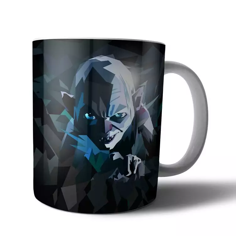 ماگ سرامیکی طرح اسمیگل یا گالم  ارباب حلقه ها  lord of the rings