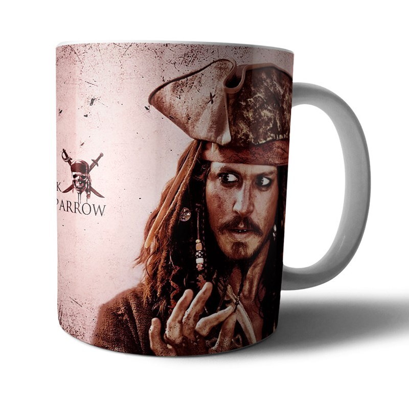 ماگ سرامیکی جانی دپ دزدان دریایی کارایب pirates of the caribbean Johnny Depp