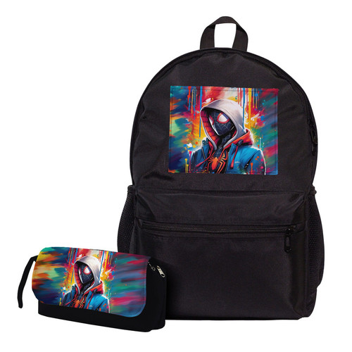 کوله پشتی مدل مرد عنکبوتی spiderman به همراه جامدادی