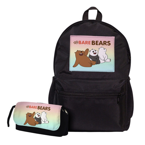 کوله پشتی مدل سه خرس کله فندقی we baby bears به همراه جامدادی