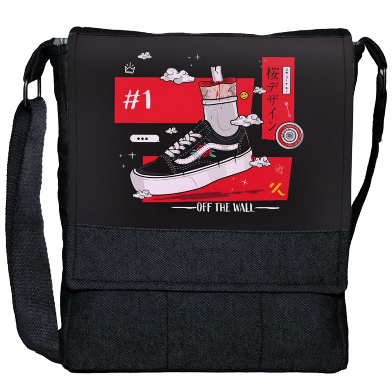 کیف دوشی طرح کفش و کتانی ونس اولد اسکول VANS OLD SKOOL