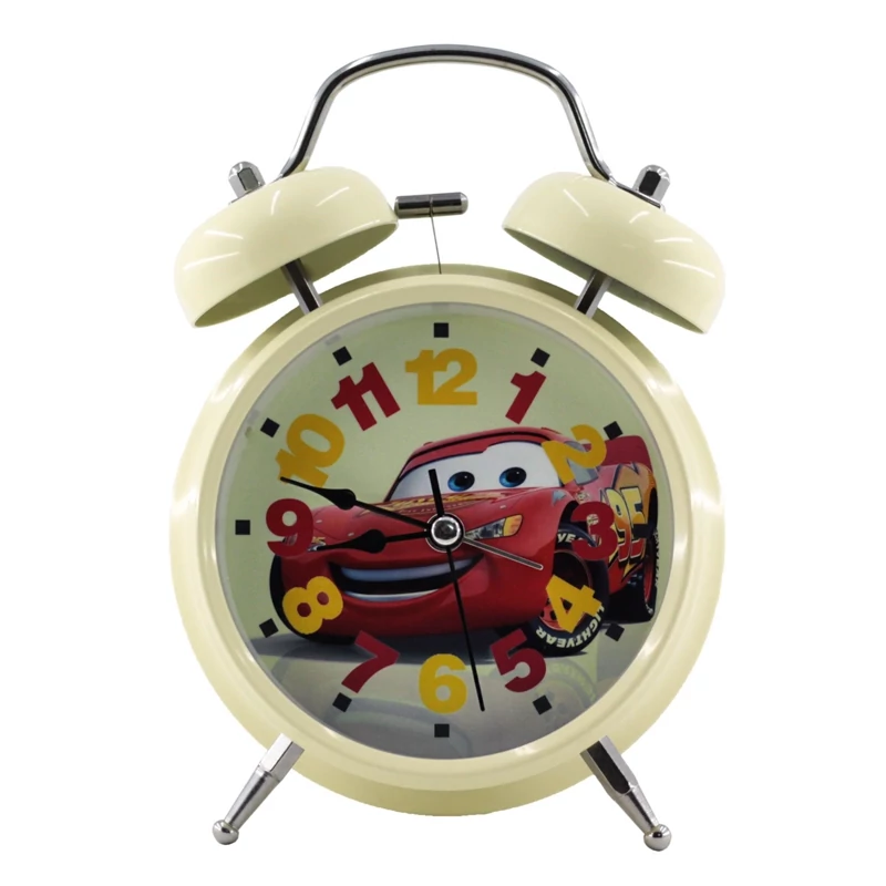 ساعت رومیزی کودکانه طرح انیمیشن ماشینها مک کویین کد cars mcQueen