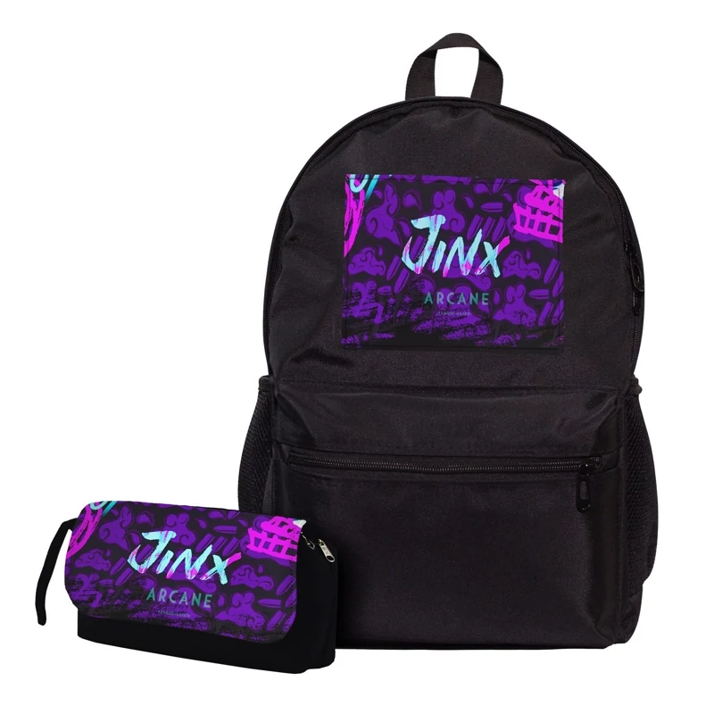 کوله پشتی و جامدادی آرکین جینکس Arcane Jinx League of Legends