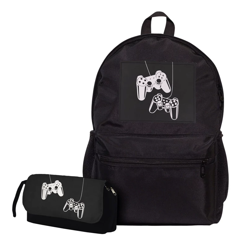 کوله پشتی مدرسه طرح گیمینگ دسته بازی gaming gamer به همراه جامدادی