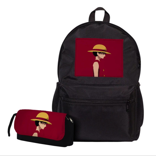 کوله پشتی مدرسه و جامدادی انیمه وان پیس مانکی دی لوفی Monkey D Luffy One piece