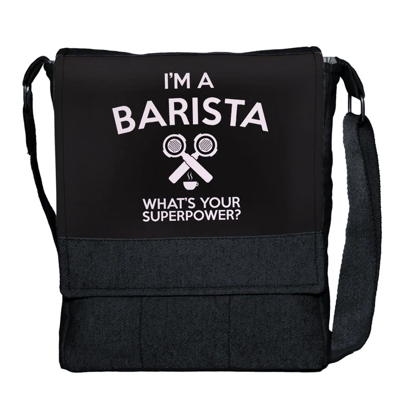 کیف دوشی گالری چی چاپ طرح Barista کد 65813