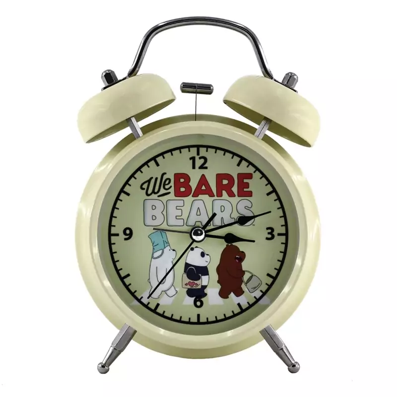 ساعت رومیزی طرح انیمیشن خرس های پچول کد We bare bears