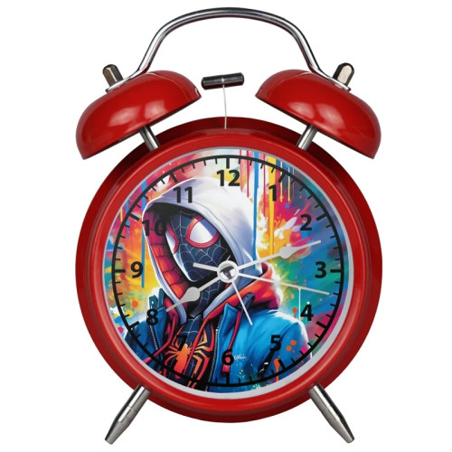 ساعت رومیزی زنگدار مرد عنکبوتی اسپایدرمن Spider Man