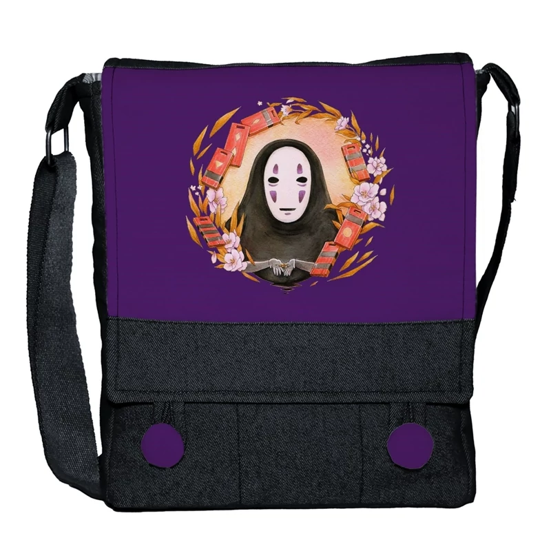 کیف دوشی چی چاپ طرح نو فیس شهر اشباح Spirited Away
