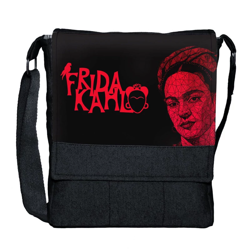 کیف دوشی زنانه گالری چی چاپ طرح Frida Kahlo کد 65815