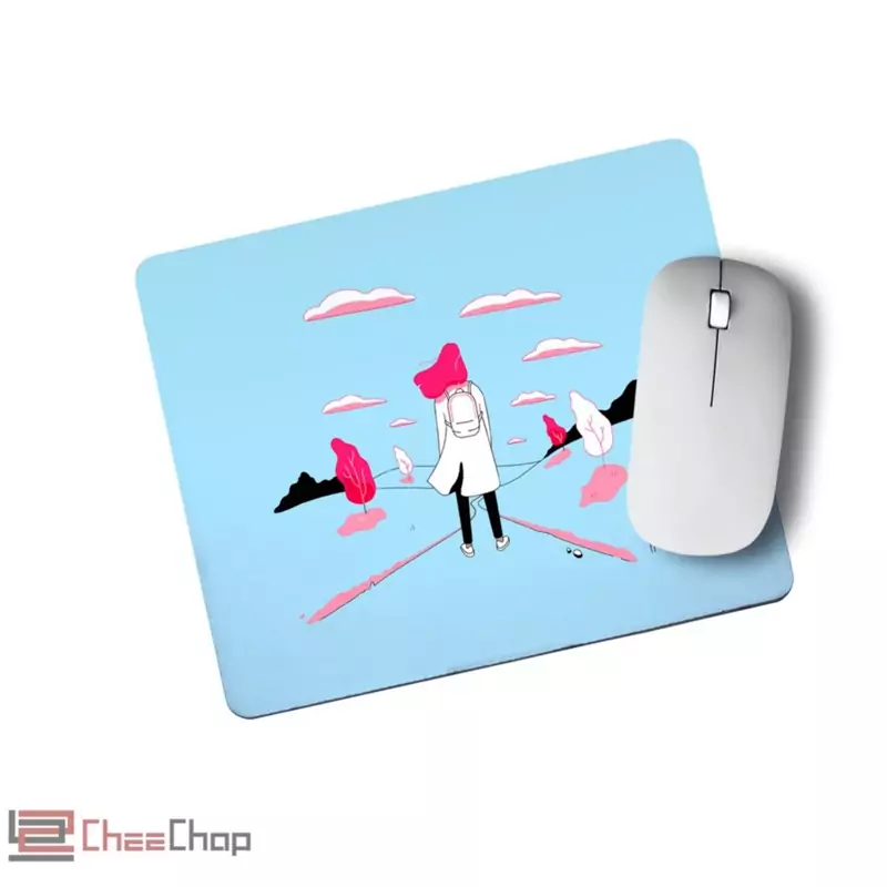 موس پد طرح گرافیکی دخترانه