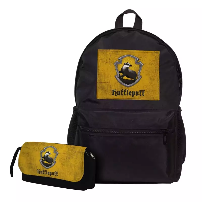 کوله پشتی و جامدادی هری پاتر طرح هافلپاف hufflepuff