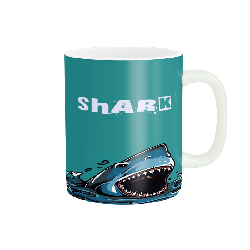 ماگ طرح کوسه کد M475