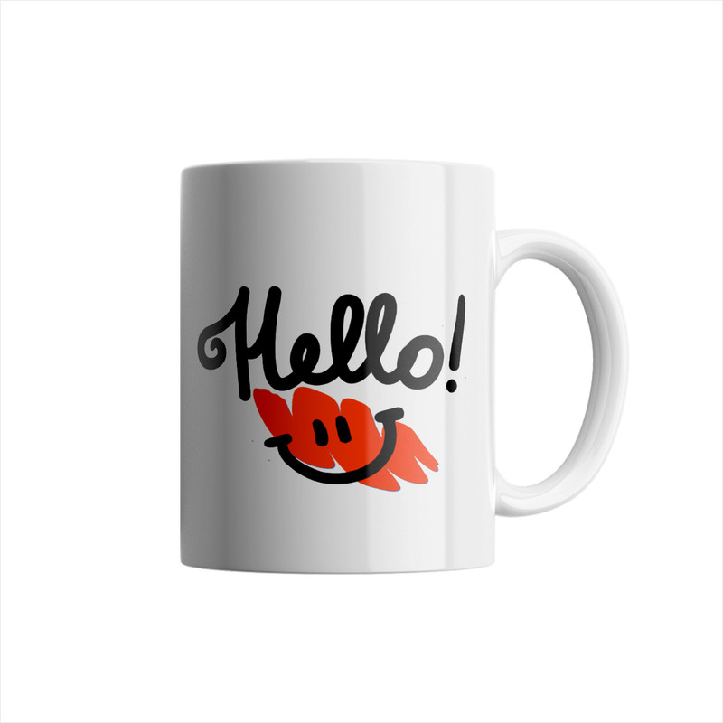 ماگ طرح سلا HELLO کد 2-A286
