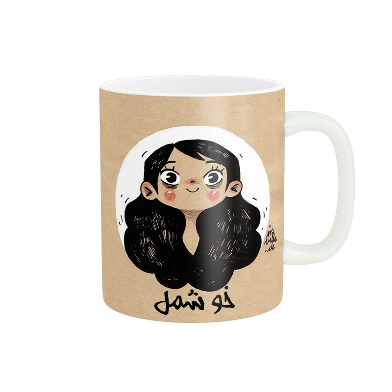 ماگ مدل فانتزی دخترانه کد 1202