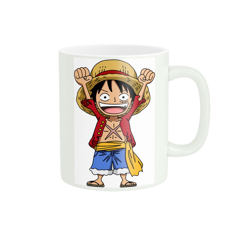 ماگ مدل لوفی luffy وان پیس کد 96302
