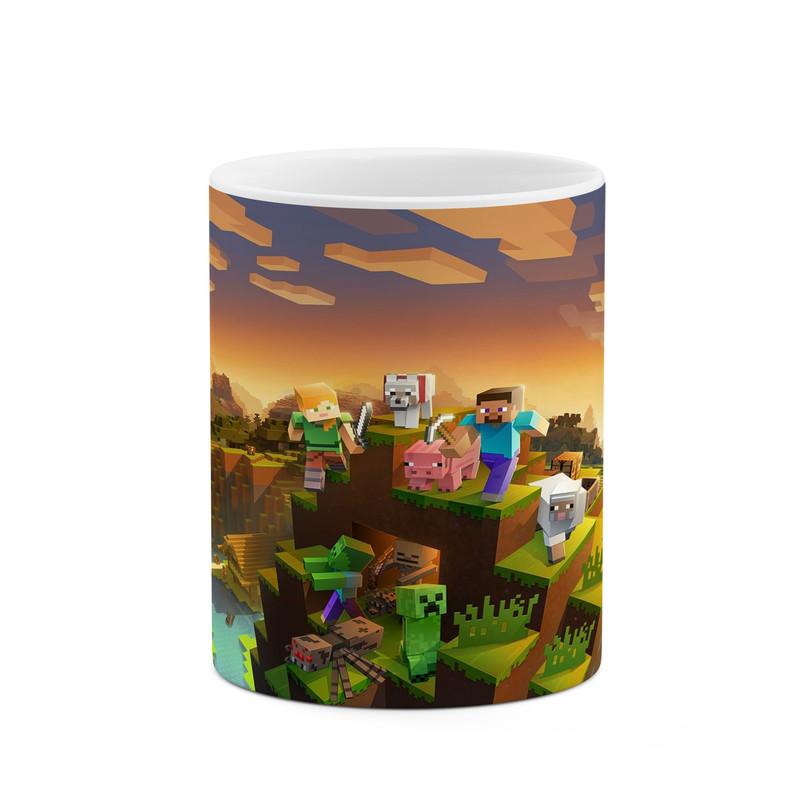 ماگ کاکتی طرح ماینکرافت minecraft مدل mgh41562