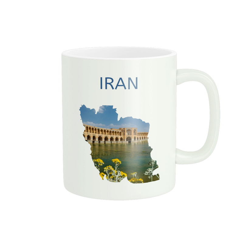 ماگ پادآفرین مدل نقشه ایران کد PM4211