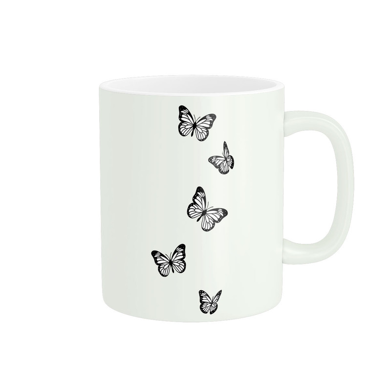 ماگ طرح پروانه کد 225