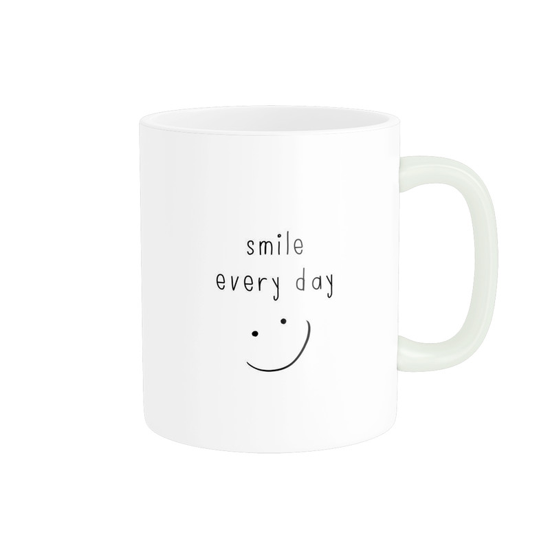 ماگ طرح smile every day کد 517