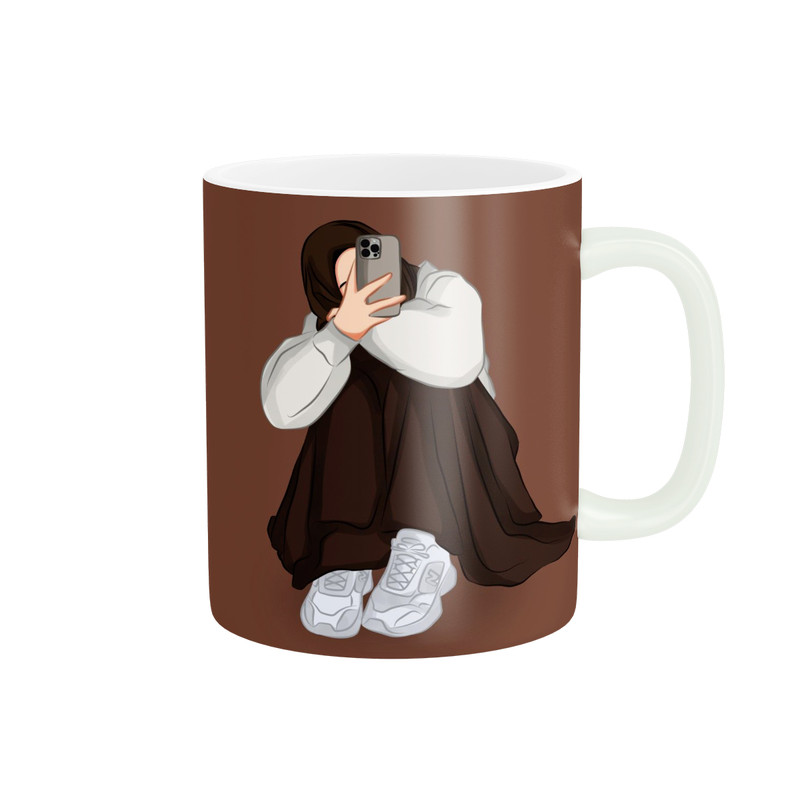 ماگ پاد آفرین مدل دخترانه کد 26