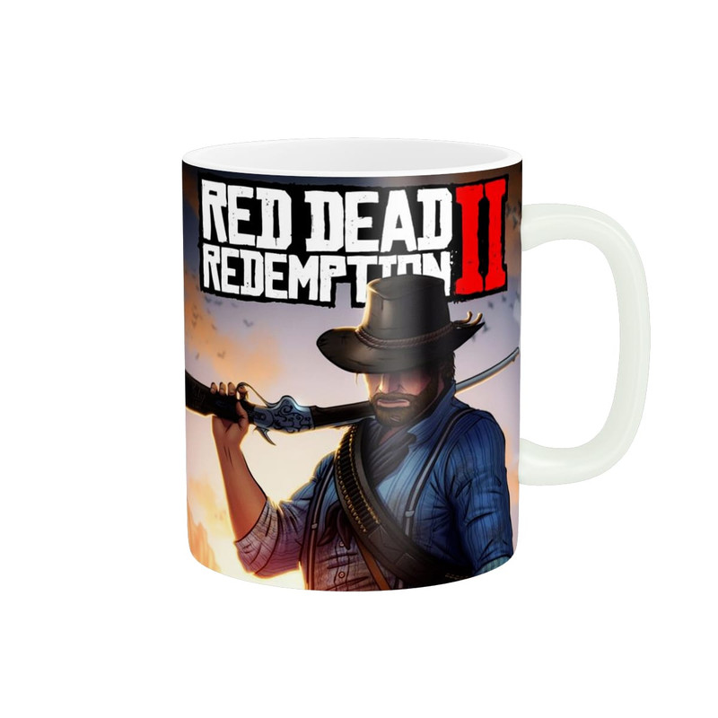 ماگ طرح بازی Red Dead Redemption کد 04