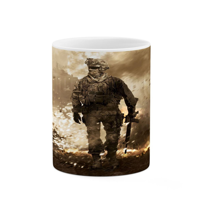 ماگ کاکتی مدل بازی Call Of Duty 4ː Modern Warfare کد mgh27804