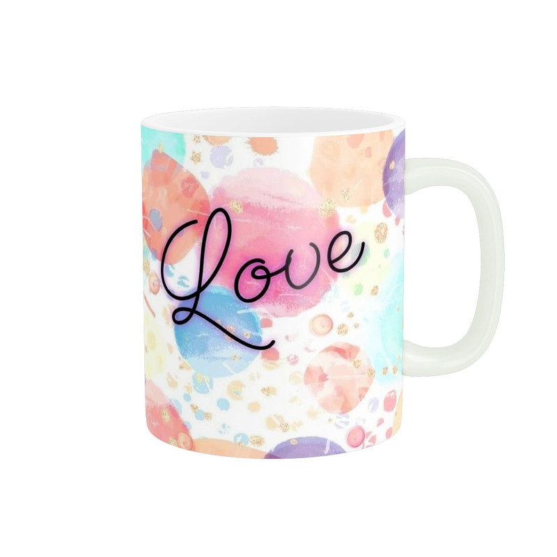 ماگ پاد آفرین طرح LOVE کد 3629