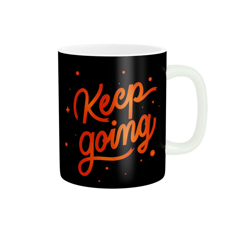 ماگ پاد آفرین طرح جمله انگیزشی Keep going کد 2003