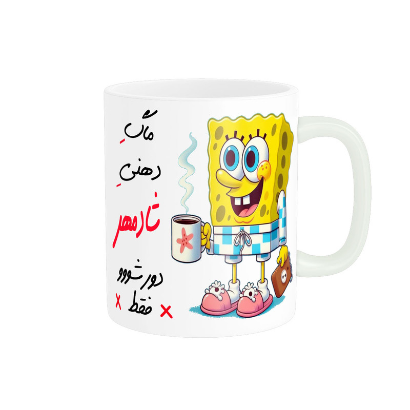 ماگ ناریکو مدل لیوان شخصی طرح اسم شادمهر کد 013427