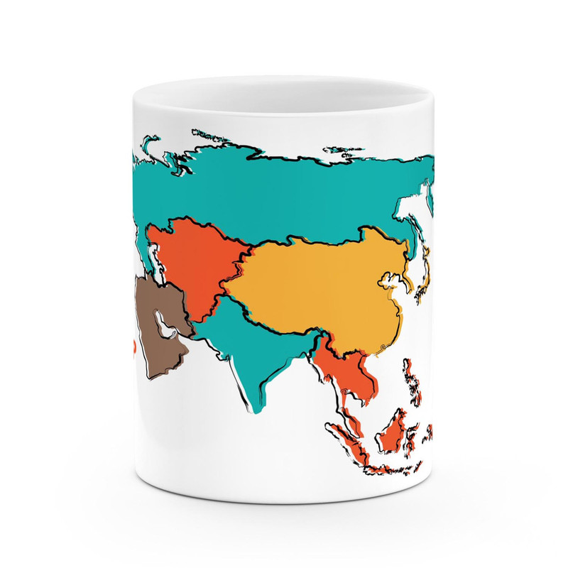 ماگ نادیراد طرح نقشه مدل اسیا