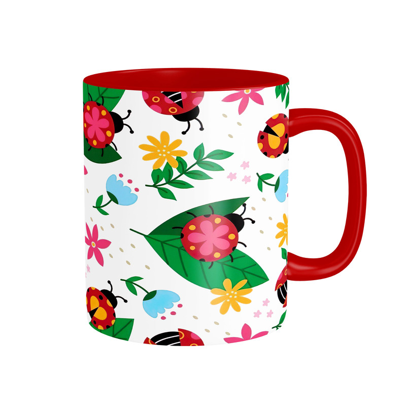 ماگ طرح کفشدوزک کد 0133