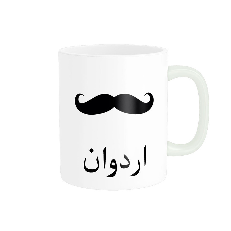 ماگ ناریکو مدل لیوان شخصی طرح اسم اردوان کد 014382