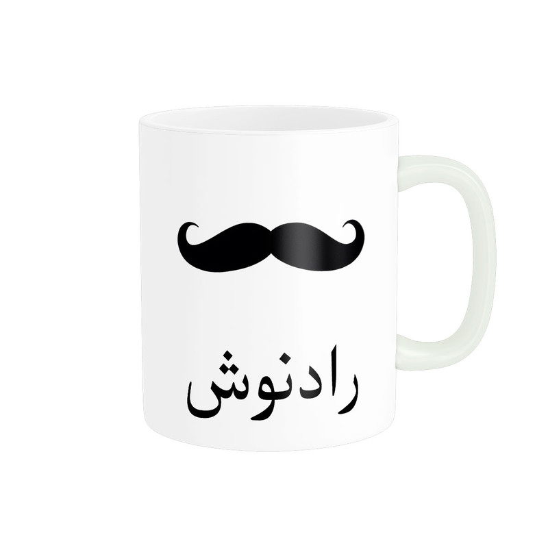 ماگ ناریکو مدل لیوان شخصی طرح اسم رادنوش کد 014299