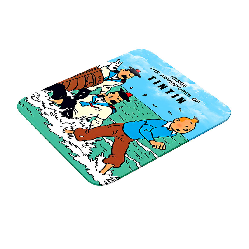 ماوس پد طرح تن تن ماجراجویی در ساحل مدل tintin کد 02