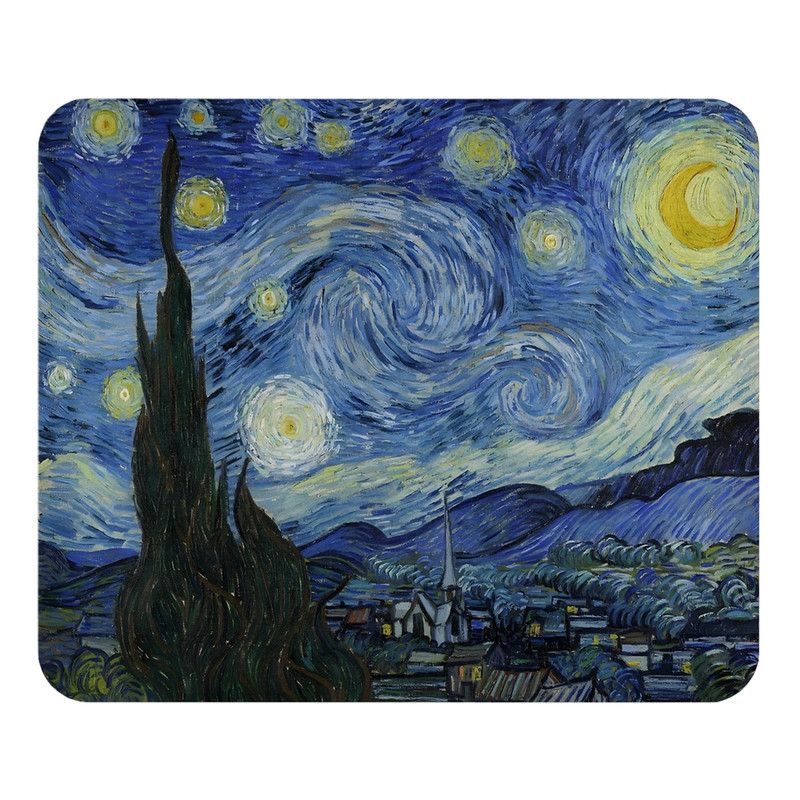 ماوس پد مدل ونگوگ سایز 19x24 سانتی متر