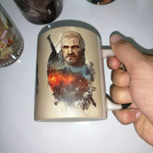 ماگ گیمینگ حرارتی ویچر Witcher ( گیم . پلی استیشن . ایکس باکس . کنسول )