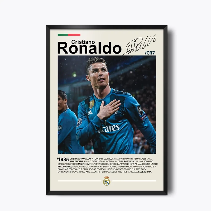 تابلو فوتبالی Cristiano Ronaldo(کریستیانو رونالدو)