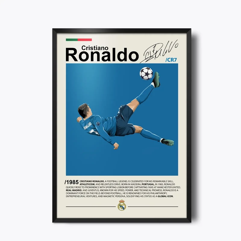 تابلو بایو فریم Cristiano Ronaldo(کریستیانو رونالدو)