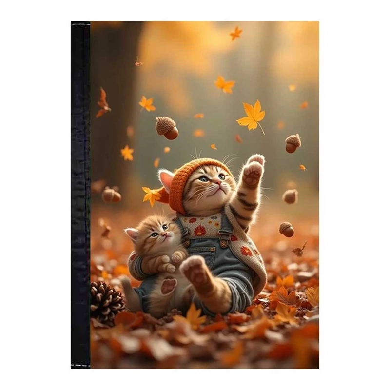 کلاسور طرح گربه پاییزی کد کیوت 1