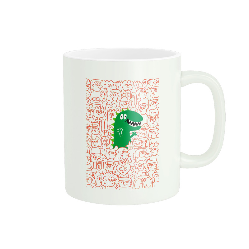 ماگ پاد آفرین مدل دایناسور کد 1800