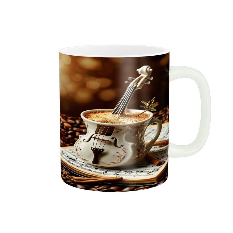 ماگ پاد آفرین مدل فنجان داغ کاپوچینو کد 06