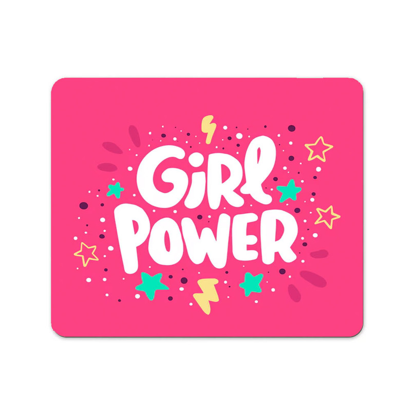 ماوس پد مدل قدرت دخترانه girl power کد 042