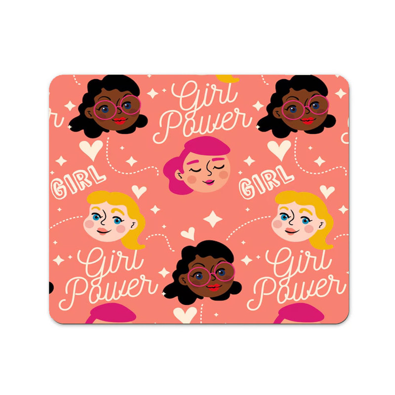 ماوس پد مدل قدرت دخترانه girl power کد 043