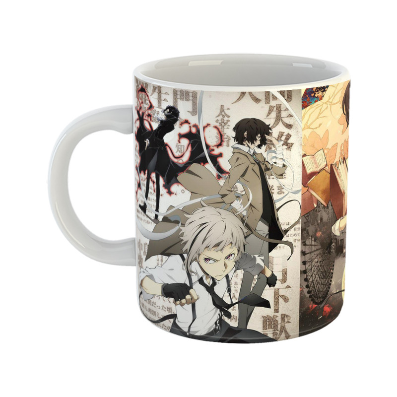 ماگ هومر ماگ طرح انیمه سگهای ولگرد بانگو مدل Bungo stray dogs
