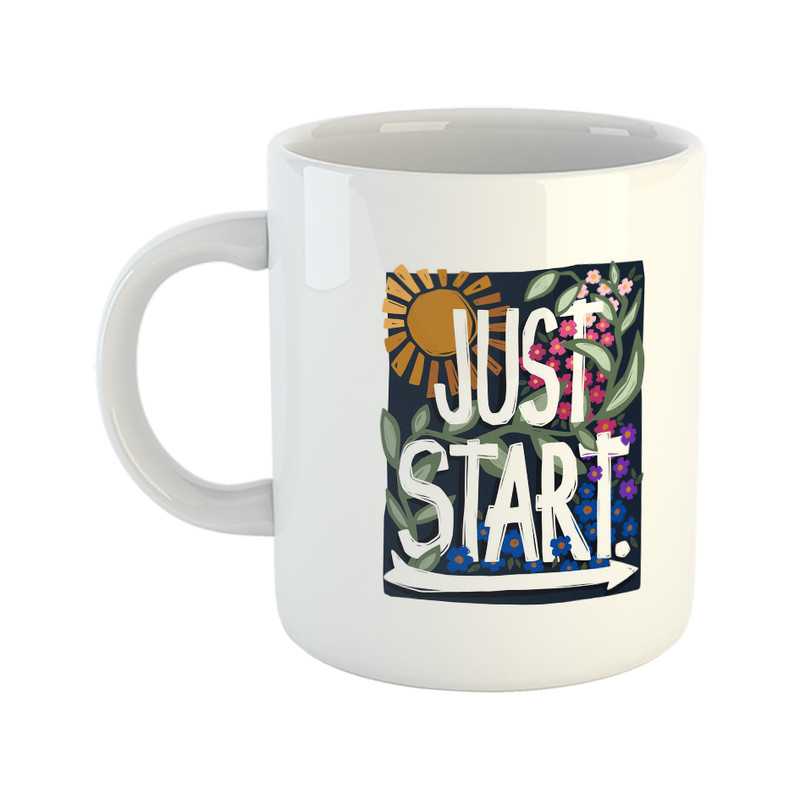 ماگ هومر ماگ طرح انگیزشی مدل just start
