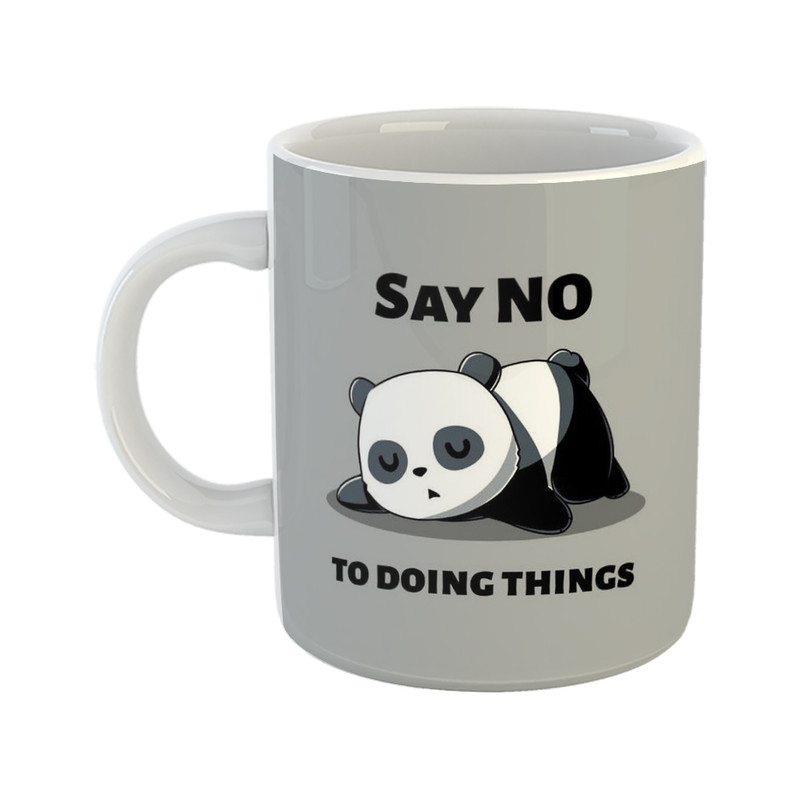 ماگ هومر ماگ طرح پاندای خواب آلو مدل say no